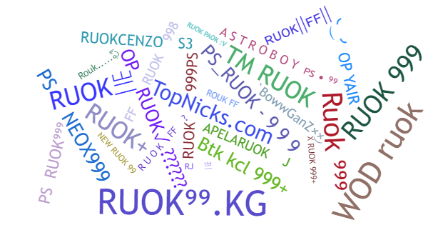 Apodos para Ruok