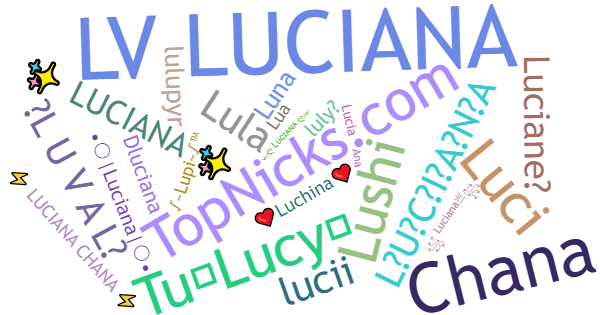 Apodos para Luciana