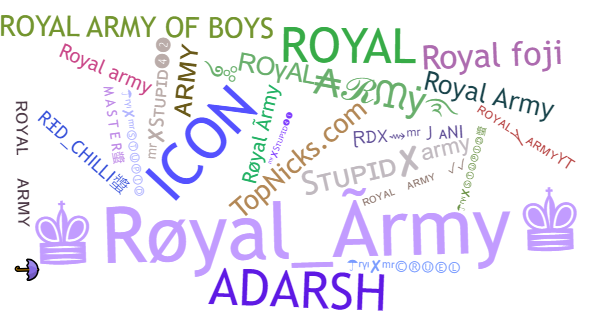 Apodos para RoyalArmy