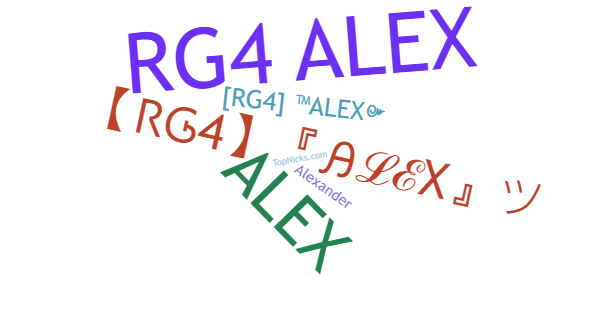 Apodos para RG4ALEX