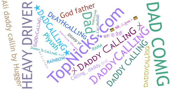 Apodos para Daddycalling